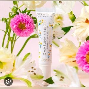 Seraphine Botanicals Camelina + Strobe Luminizing Primer - Peach Glow 0.52oz